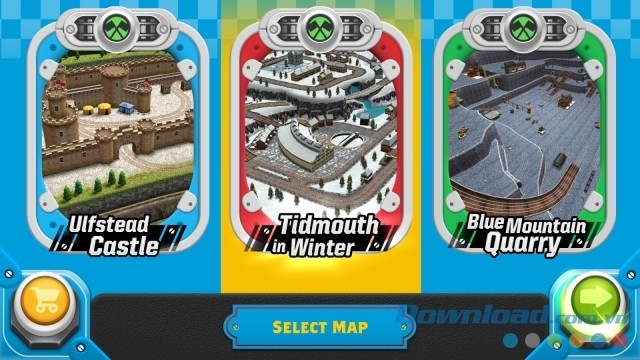 Nhiều bản đồ game cho bạn trải nghiệm 