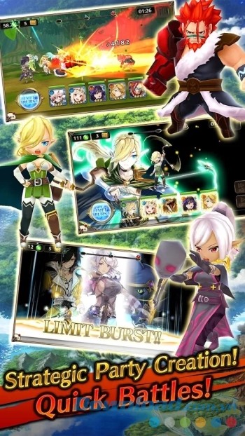 Thành lập đội quân mạnh mẽ và chiến đấu trong thế giới Valkyrie Connect 