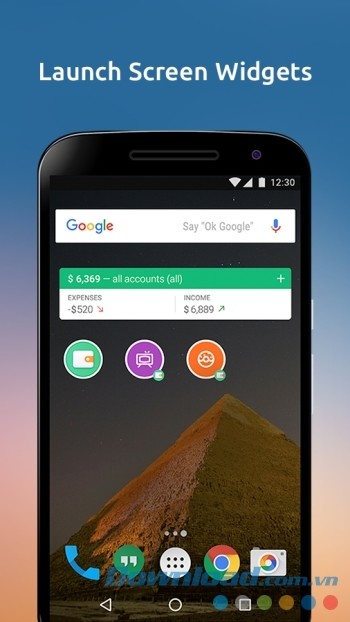 Widget trên màn hình để truy cập nhanh chóng, tiện lợi Widget trên màn hình để truy cập nhanh chóng, tiện lợi