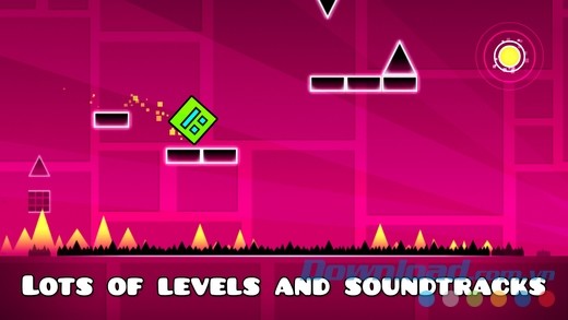 Geometry Dash cho iOS game hành động siêu khó nhưng lại dễ gây "nghiện"