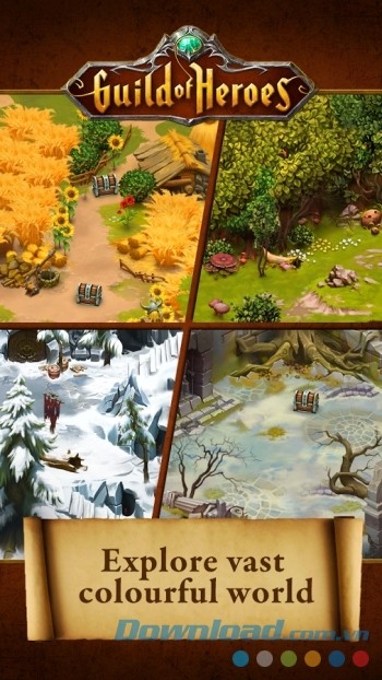 Khám phá những địa điểm và môi trường tuyệt đẹp trong game