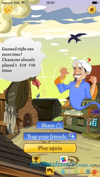  Akinator the Genie cho iphone