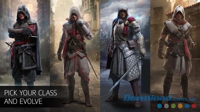 Tùy chọn lớp nhân vật sở hữu kỹ năng, thế mạnh khác nhau Tùy chọn lớp nhân vật sở hữu kỹ năng, thế mạnh khác nhau