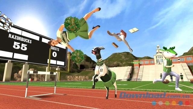 Trở thành dê điên trong Goat Simulator và húc văng mọi thứ bạn nhìn thấy