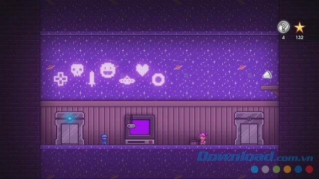Ngắm nhìn đồ họa đơn giản nhưng sắc nét của game hành động 10 Second Ninja X cho máy tính