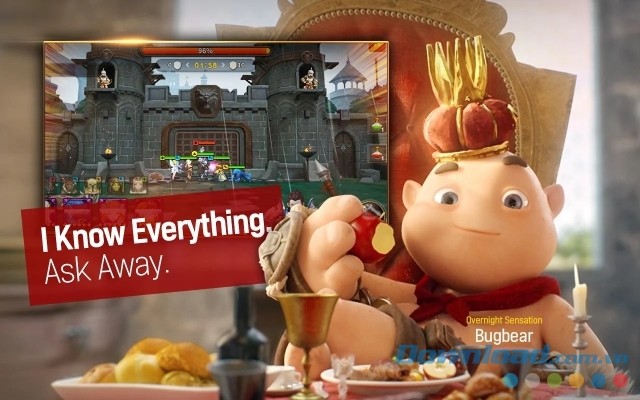 Cốt truyện trong game thú vị, hài hước 