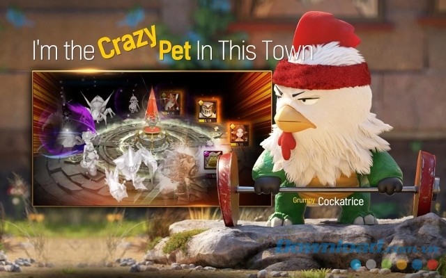 Làm quen với nhưng vật kỳ lạ nhưng vui vẻ trong game 