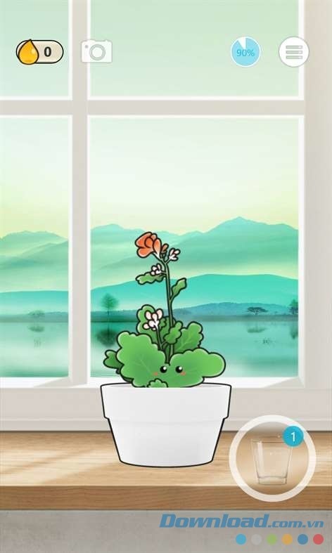 Tải Plant Nanny và ứng dụng sẽ nhắc nhở bạn uống nước