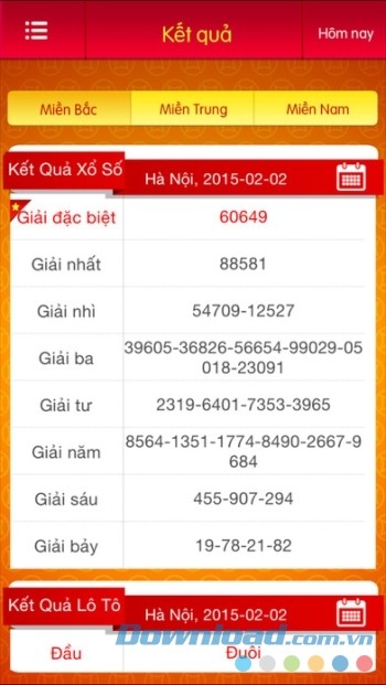  Xem kết quả mới nhất