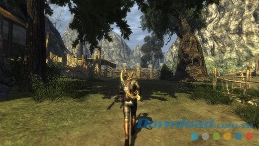Thế giới trong game Aralon: Forge and Flame cho iOS
