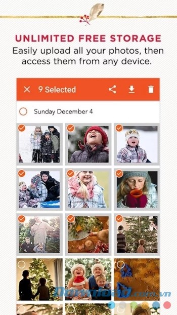 Shutterfly là kho lưu trữ ảnh miễn phí, vô hạn giúp giải phóng bộ nhớ máy 