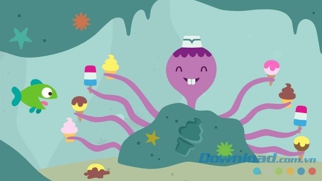 Thưởng thức những cây kem tuyệt ngon từ chị bạch tuộc tốt bụng Thưởng thức những cây kem tuyệt ngon từ chị bạch tuộc tốt bụng