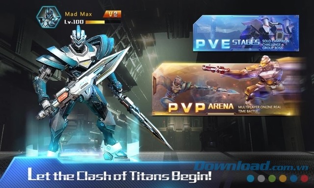 Lựa chọn chủng robot với kỹ năng chiến đấu đặc biệt