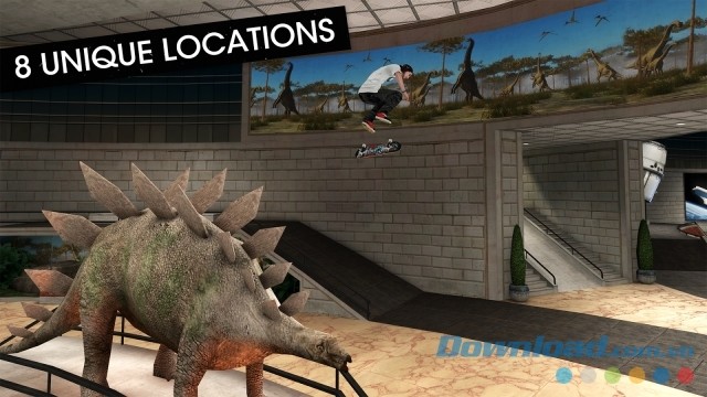 8 khu vực độc đáo được mở khóa dần dần trong quá trình chơi 8 khu vực độc đáo được mở khóa dần dần trong quá trình chơi