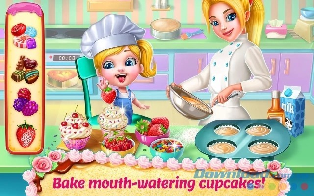 Tạo ra những chiếc bánh thơm ngon trong Real Cake Maker 3D 