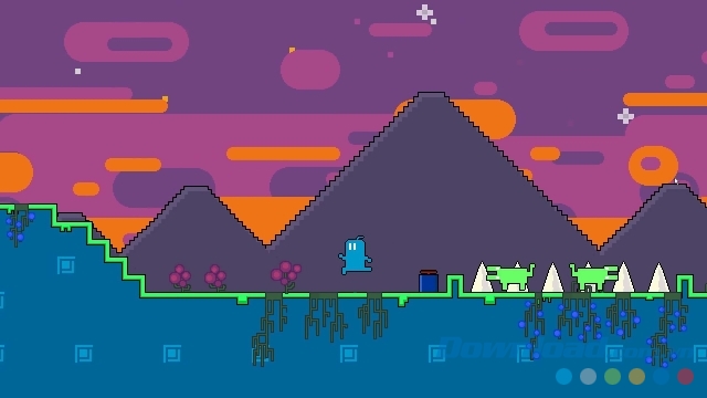 Né tránh chông gai và nhiều chướng ngại vật nguy hiểm trong game phiêu lưu mới Super Blue Boy Planet