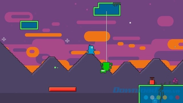 Điều khiển nhân vật chính màu xanh có ngoại hình ngộ nghĩnh trong game phiêu lưu mới Super Blue Boy Planet 