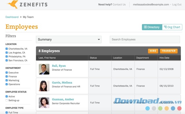 Quản lý nguồn nhân lực một cách hiệu quả bằng ứng dụng web Zenefits