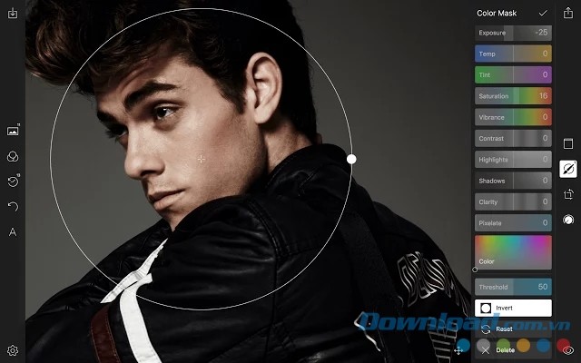 Sử dụng tính năng mặt nạ (mask) thú vị của tiện ích chỉnh sửa ảnh Polarr Photo Editor cho Google Chrome Sử dụng tính năng mặt nạ (mask) thú vị của tiện ích chỉnh sửa ảnh Polarr Photo Editor cho Google Chrome