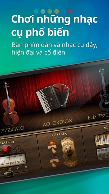 Chơi các nhạc cụ phổ biến