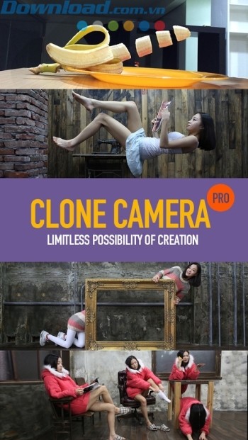 Tạo những bức ảnh nghệ thuật khó tin với Clone Camera cho Android
