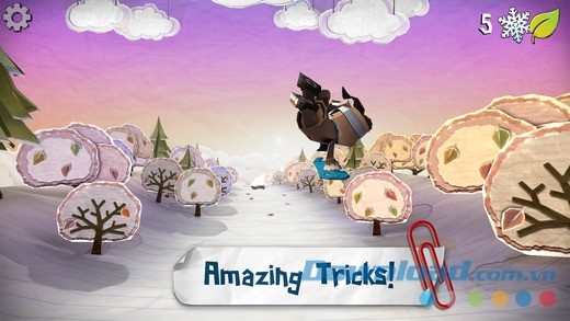 Shred It! cho iOS giúp người chơi trải nghiệm nhiều kỹ thuật trượt tuyết thực tế trong thế giới ảo Shred It! cho iOS giúp người chơi trải nghiệm nhiều kỹ thuật trượt tuyết thực tế trong thế giới ảo