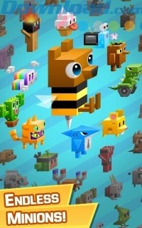Các minion quái dị được tạo ra bằng cách kết hợp các loài động vật với nhau