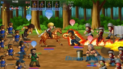 Game anh hùng chiến đấu Hero Fighter X cho iOS cực hay trên iPhone