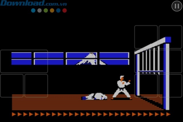 Đấu karate tay đôi với tay sai của Akuma