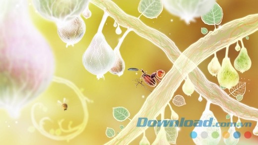 Botanicula cho iOS để người chơi khám phá trò chơi trong một thế giới rất thần tiên