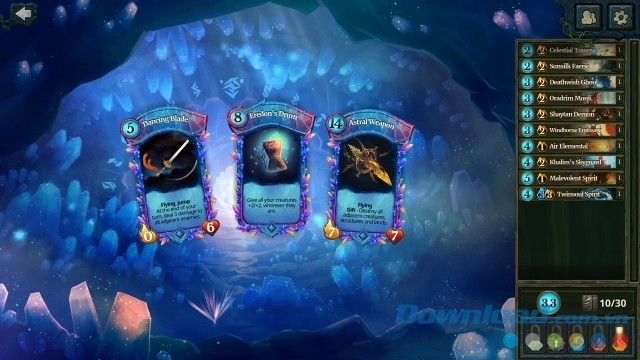 Khám phá đặc điểm của nhiều thẻ bài trong game chiến thuật miễn phí Faeria cho máy tính, Mac và Linux
