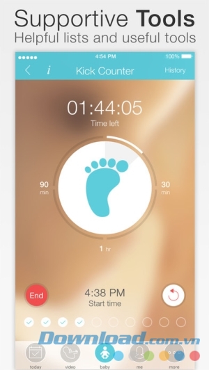 Pregnancy + cho iOS công cụ hỗ trợ
