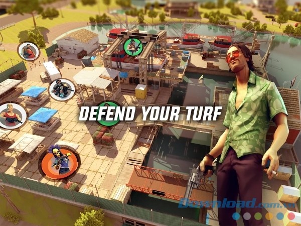 Gangstar New Orleans OpenWorld cho Android để người chơi xây dựng và bảo vệ địa bàn như trong thực tế
