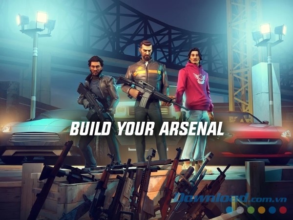 Xây dựng kho vũ khí riêng trong Gangstar New Orleans OpenWorld cho Android