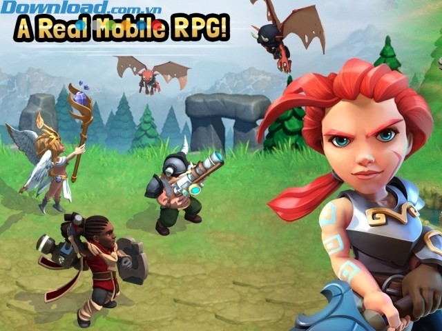 Game RPG chiến đấu thời gian thực đặc sắc dành cho mobile Game RPG chiến đấu thời gian thực đặc sắc dành cho mobile