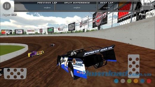 Dirt Trackin cho iOS thiết kế gameplay dựa trên vật lý