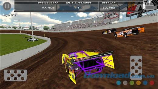 Trải nghiệm nhiều chặng đua gay cấn trên Dirt Trackin cho iOS