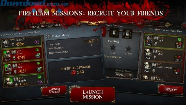 Chiến đấu phối hợp cùng bạn bè để hạ những con boss hùng mạnh