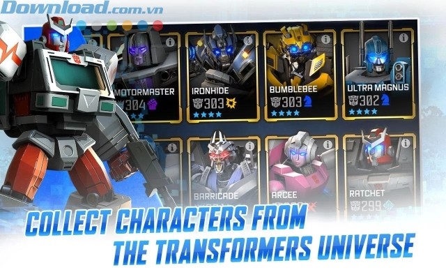 Thu thập các nhân vật huyền thoại yêu thích từ vũ trụ Transformers