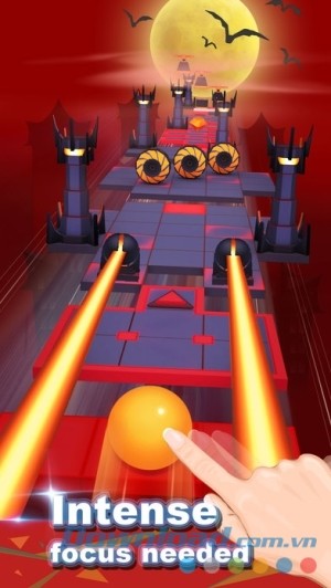 Tập trung cao độ trong Rolling Sky cho iOS 