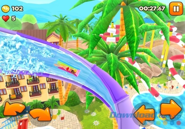 Uphill Rush Racing cho Android thiết kế hệ thống điều khiển trực quan 