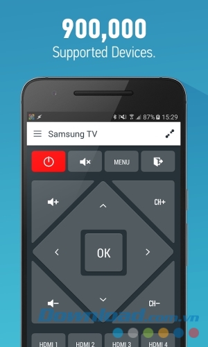Smart IR Remote cho Android hỗ trợ 900.000 thiết bị