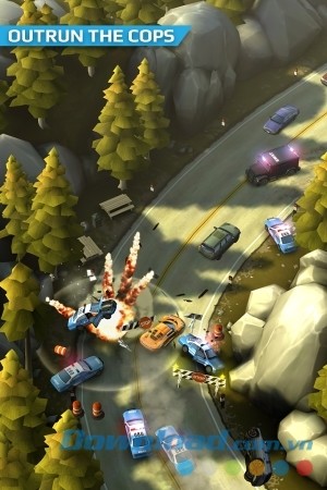 Smash Bandits Racing cho Android để bạn chạy trốn cảnh sát