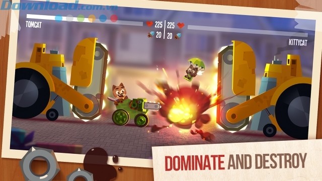 Phá hủy càng nhiều phương tiện của đối phương càng tốt