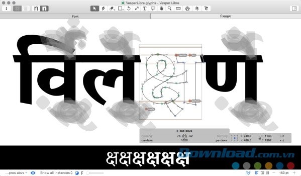Glyphs cho Mac không giới hạn khả năng tạo font Glyphs cho Mac không giới hạn khả năng tạo font