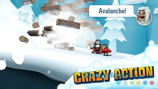 Ski Safari 2 cho iOS là nơi người chơi thỏa sức thi triển các kỹ năng trượt tuyết điêu luyện 
