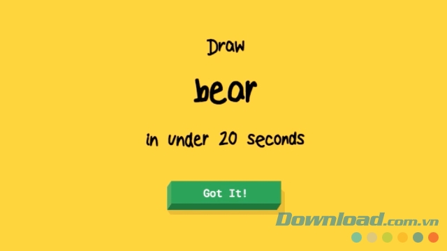 Thực hiện yêu cầu vẽ tranh của máy tính trong game miễn phí Quick, Draw! 