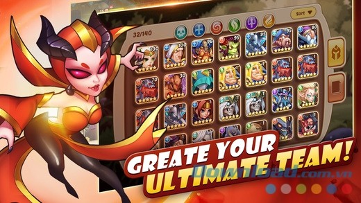 Idle Heroes cho iOS lập đội quân tinh nhuệ Idle Heroes cho iOS lập đội quân tinh nhuệ