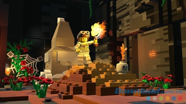 Ngắm nhìn đồ họa xếp hình đẹp mắt của game phiêu lưu mới LEGO Worlds cho máy tính