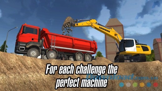 Game mô phỏng nghề công trình hấp dẫn Construction Simulator 2014 cho iOS